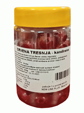 Kandirana trešnja crvena