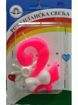 Svećica aplikacija mašna 2