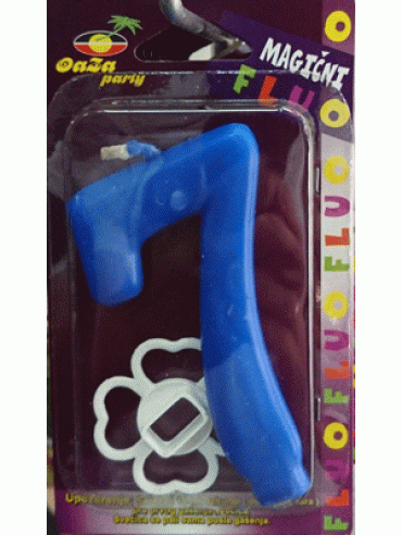 Svećica magična fluo plava 7