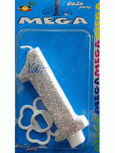 Svećica mega srebro 1