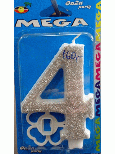 Svećica mega srebro 4