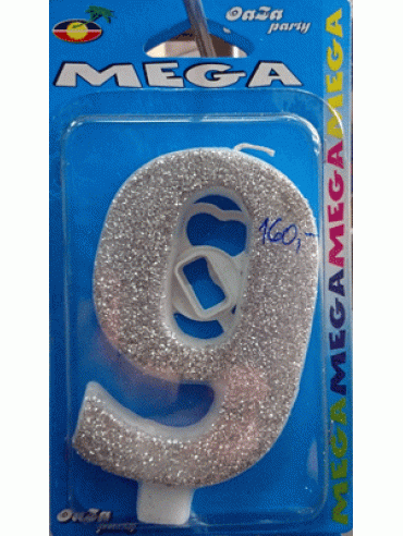 Svećica mega srebro 9
