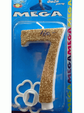 Svećica mega zlato 7