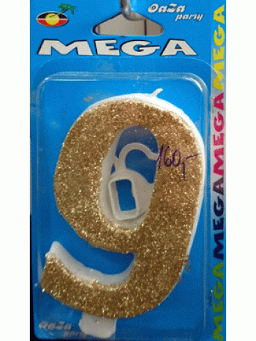 Svećica mega zlato 9